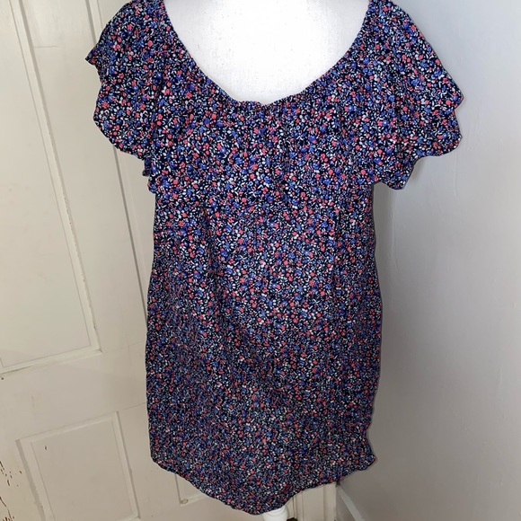 Gap off the shoulder dress floral - Picture 4 of 5